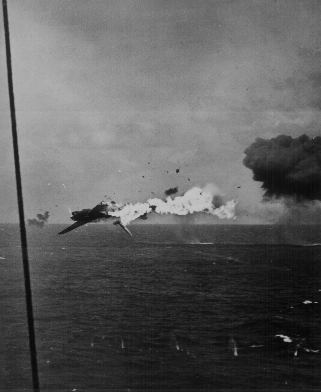 13 - Jap torpedoer hit from USS YORKTOWN.jpg